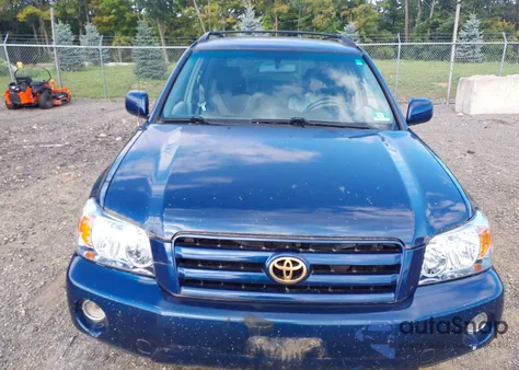 2004 Toyota Highlander V6 from USA, damaged, VIN JTEEP21A340005098